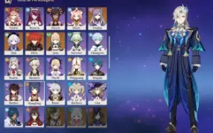Conta genshin america Ar 56 11 personagens de 5 STAR