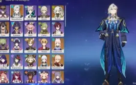 Conta genshin america Ar 56 11 personagens de 5 STAR