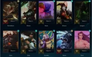 CONTA PLAT 1 - 75 PdL - 60% WR - 64 CAMPEÕES