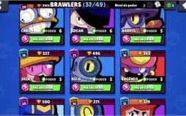 5 brawler  full e outros n e full tem 17 k de troféus