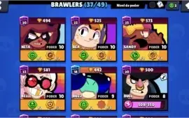 5 brawler  full e outros n e full tem 17 k de troféus