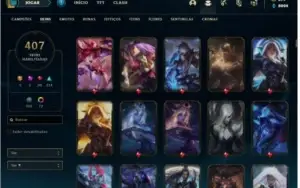 Conta League of Legends + de 400 Skins