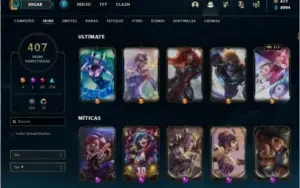 Conta League of Legends + de 400 Skins