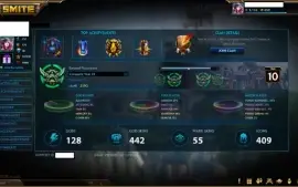 Vendo Conta Smite Super Rara (Barato Para Sair Hoje)