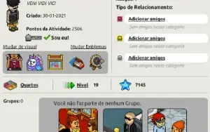 Vendo conta Habbo top