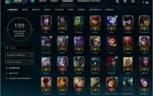 Conta lol platina IV