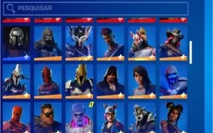 CONTA FORTNITE SEASON 4 ATE A ATUAL