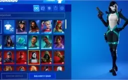 CONTA FORTNITE SEASON 4 ATE A ATUAL