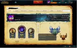 conta Diamante 4 League of legends
