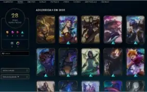 Conta lol platina 4