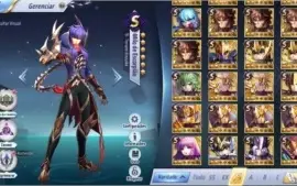VENDO CONTA SAINT SEIYA LVL 58