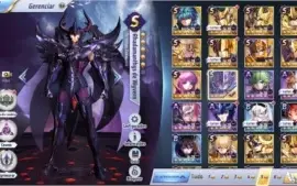 VENDO CONTA SAINT SEIYA LVL 58