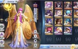 VENDO CONTA SAINT SEIYA LVL 58