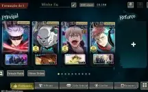 Conta do Jujutsu Kaisen Mobile LEV 22