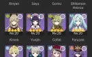 Albedo, Xiao e Yae Miko + bis