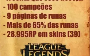 ★ Promoção - 80% dos campeões (100) com 9 páginas de runa!