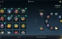 CONTA WILD RIFT - EX DIAMANTE / 35 SKINS
