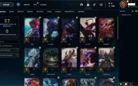 Smurf Gold4 Skins/Espólio