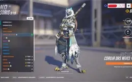 Conta Overwatch 84 skin lendaria, 5 armas douradas