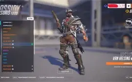 Conta Overwatch 84 skin lendaria, 5 armas douradas