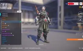 Conta Overwatch 84 skin lendaria, 5 armas douradas