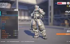 Conta Overwatch 84 skin lendaria, 5 armas douradas