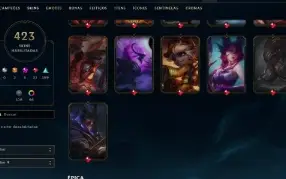 Conta Lol 423 Skins, Full Acesso.