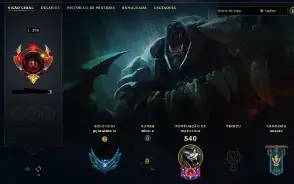 Conta Lol 423 Skins, Full Acesso.