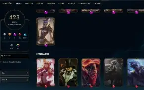Conta Lol 423 Skins, Full Acesso.