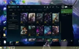 CONTA PLATINA 1 29 CHAMPS 1 SKIN MMR BOM 62% WINRATE