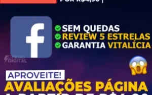 [Promoção] Avaliações em Páginas Facebook | 5 Estrelas