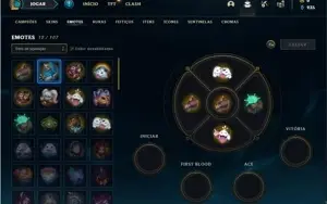Conta ouro 2 com 26 Champs e 1 Skin + 2 Fragmentos