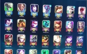 Conta lol platina 4 /136 skins Full champ