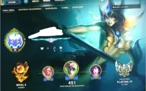 Conta lol platina 4 /136 skins Full champ