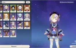 AR 49 MONA + QIQI c1 + VENTI + KLEE + ALBEDO