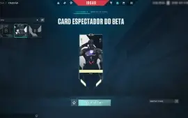 Conta Valorant Com 10 Facas E 101 Skins - Card/Chaveiro Beta