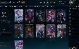 Full Acesso | Com Rp | Seazon 2015 | 141 Skins | 123 Campeos
