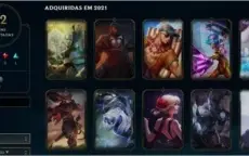 Conta Platina 2 / nível 52 / 5210 EA / 12 skins / 705 EL