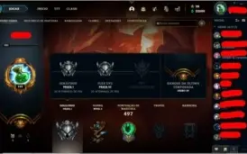 CONTA DE LOL NIVEL 191, 140 SKINS, TODOS OS CAMPEÕES.