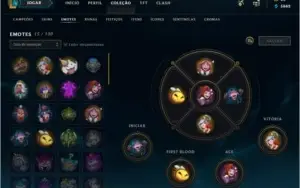 CONTA LOL OURO 2 MMR ALTO 27 SKINS