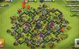 Clash of Clans CV 9 com troca de nome