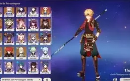 Conta magnifica HUtao Xiao Kokomi Shogun Top
