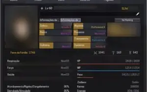 Conta TOP RANK lendária Black Desert SA