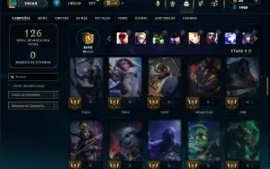 Bronze 3 com 60 Champs e 28 Skins