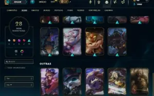 Bronze 3 com 60 Champs e 28 Skins