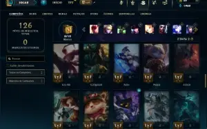 Bronze 3 com 60 Champs e 28 Skins