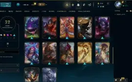 Conta unranked com 32 skins
