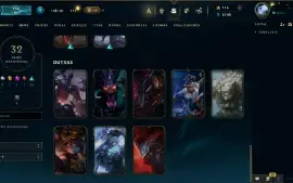 Conta unranked com 32 skins