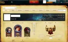 Conta League of Legends GOLD V, mmr bom, 22 champs