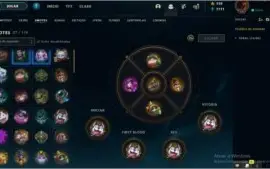 Conta plat 4 season passada = 71 skins bala +106 champs vem!